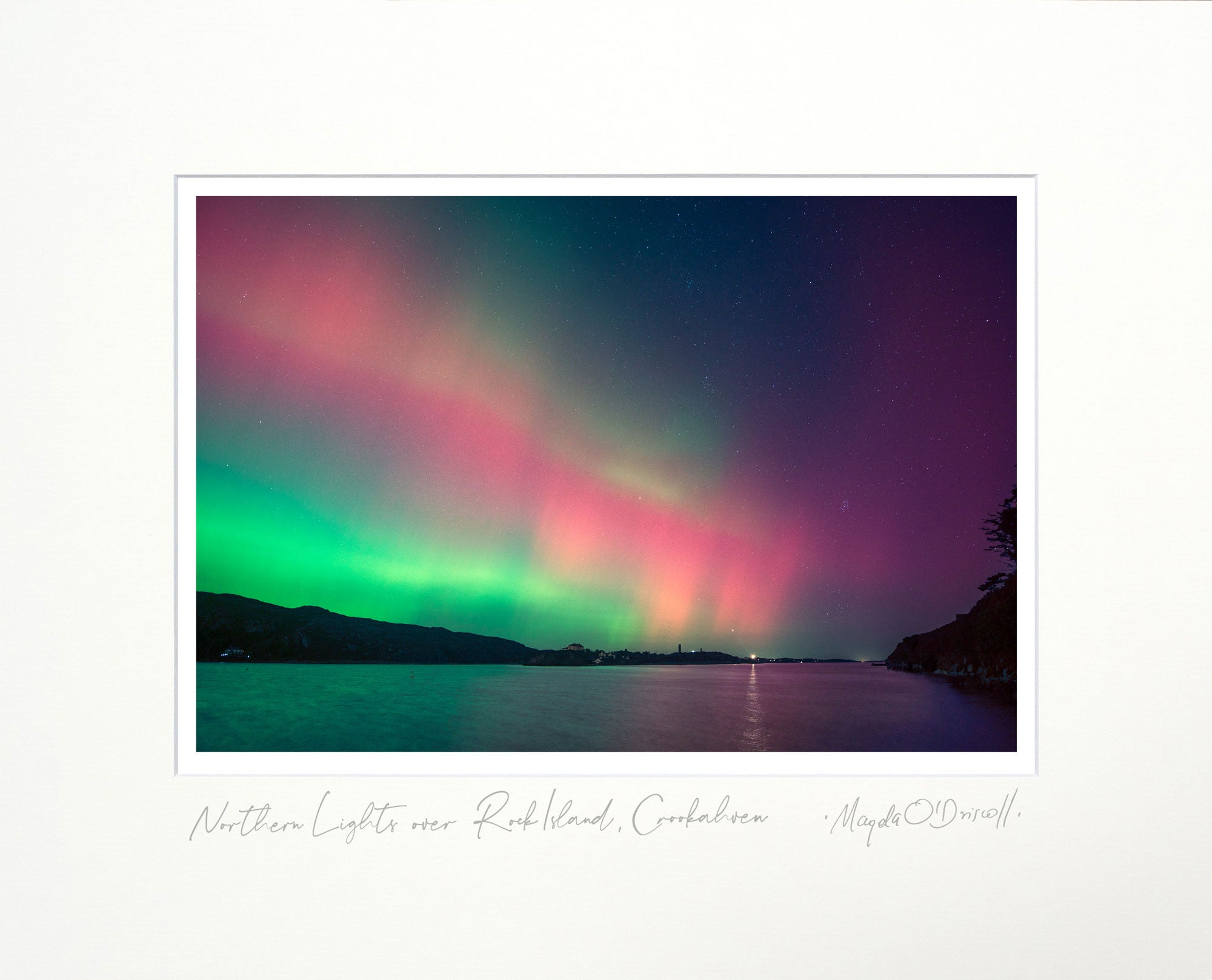 Northern Lights Over Rock Island Crookhaven /NEW/