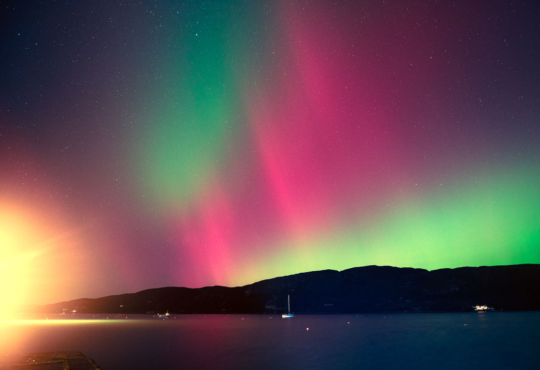 Northern Lights Over Crookhaven Quarry /NEW/