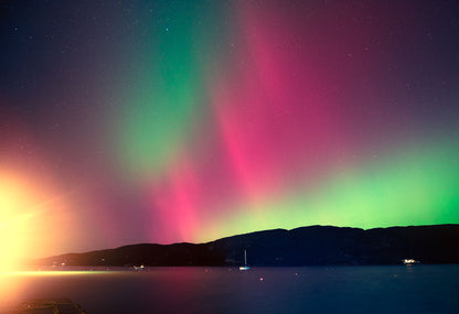 Northern Lights Over Crookhaven Quarry /NEW/