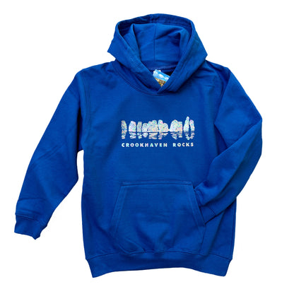 Crookhaven Rocks - Kids Unisex Hoodie - Royal Blue