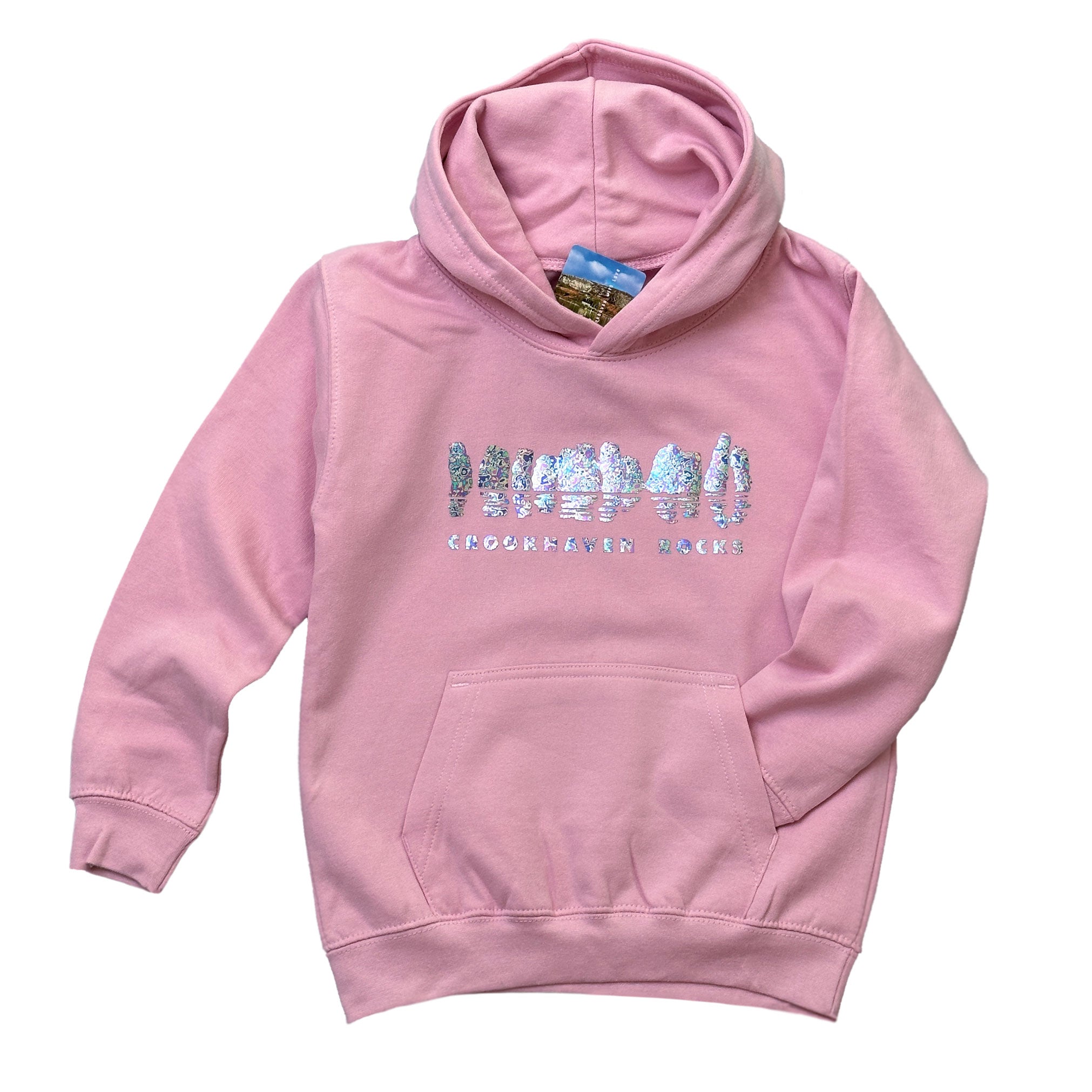 Crookhaven Rocks - Kids Unisex Hoodie - Soft Pink