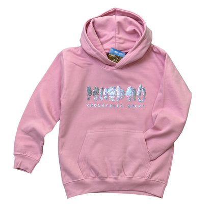 Crookhaven Rocks - Kids Unisex Hoodie - Soft Pink